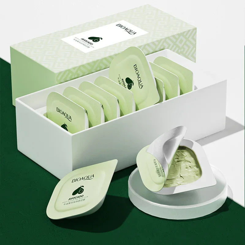 Bioaqua Mud Facial Mask Cleansing Centella Moisturizing Mask Oil-Control Acne Relief Smear Face Mask Boxed Face Skin Care