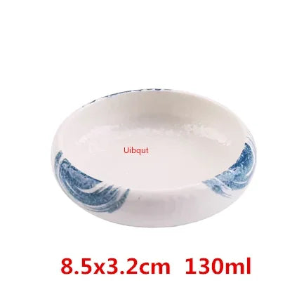 Ceramic Seasoning dish Japanese snack dish soy sushi sauce dish gravy Sauce Vinegar Jam Dishes Kitchen Small Plate Tableware