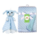 Personalized Minky Dot Baby Blanket Set