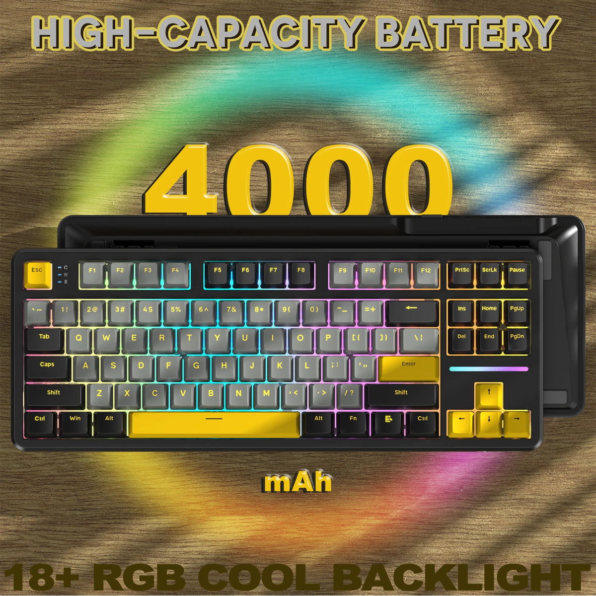 ATTACK SHARK X87 Wireless Mechanical Gaming Keyboard USB-C