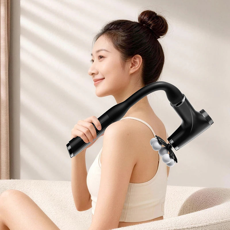 U-Shaped Long Handle Massage Gun