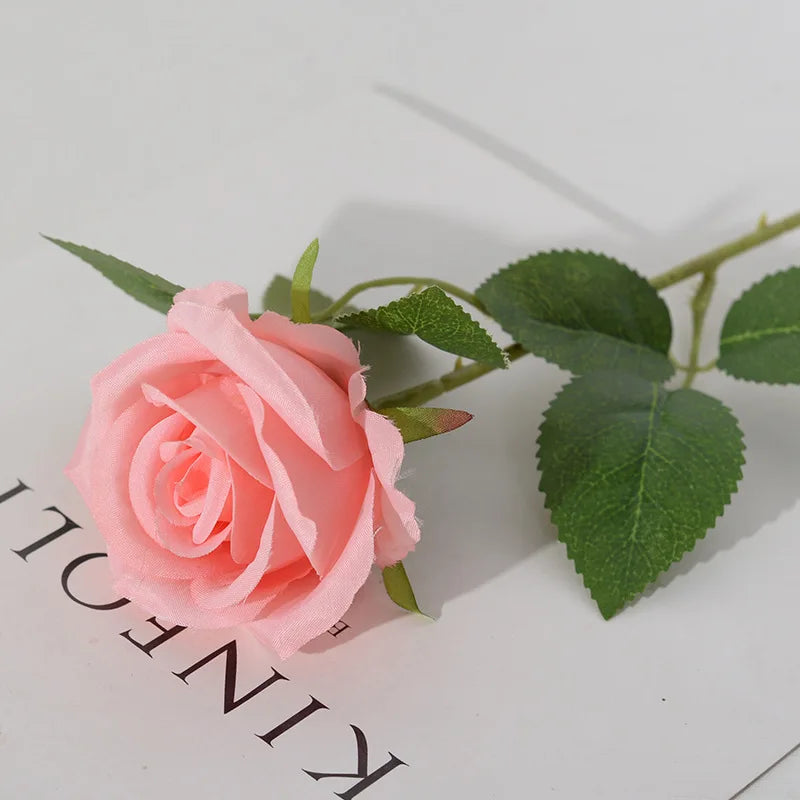 3/5/10/20pcs Silk Artificial Roses Flowers Bouquet Beautiful Fake Roses for Wedding Home Decor Fake Flowers Valentine's Day Gift