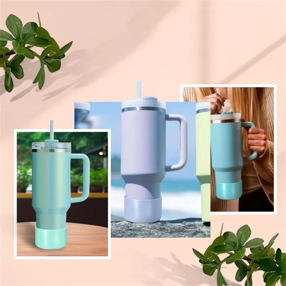 7.5cm Silicone Boot for Stanley 40 oz Quencher Adventure Tumbler and IceFlow Flip 30 oz 20 oz Stanley Cup Accessories Protector