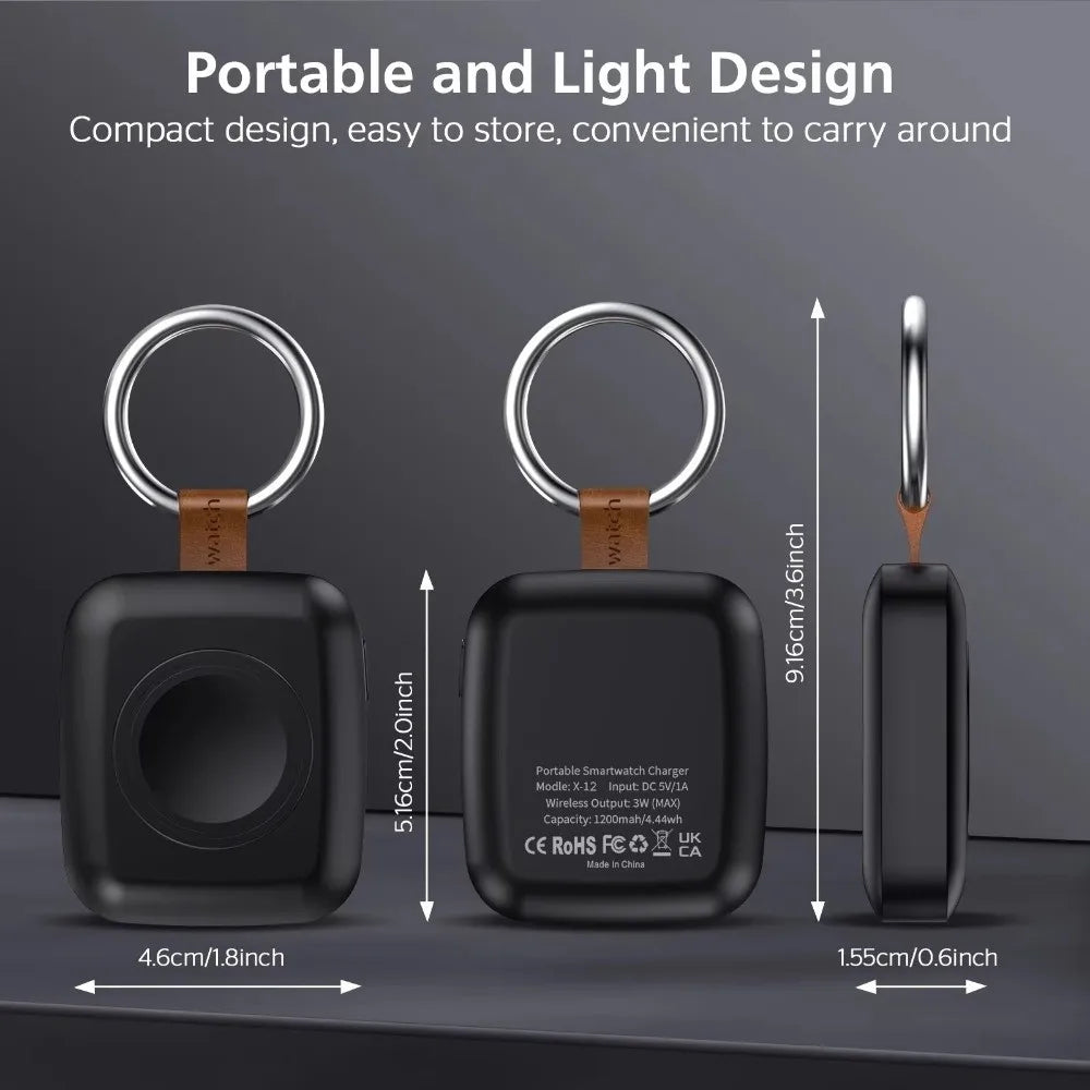 LED Indicator Wireless Charger Fast Charging Wireless Charging Power Bank Magnetic Watch Charging For Galaxy Watch 6 7 8