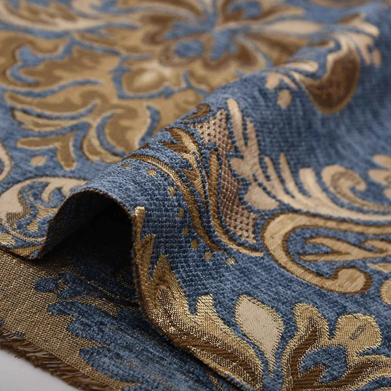 Jacquard Chenille Sofa Fabric European Style High Precision for Upholstery Home Decor Drapery Covers By Meters