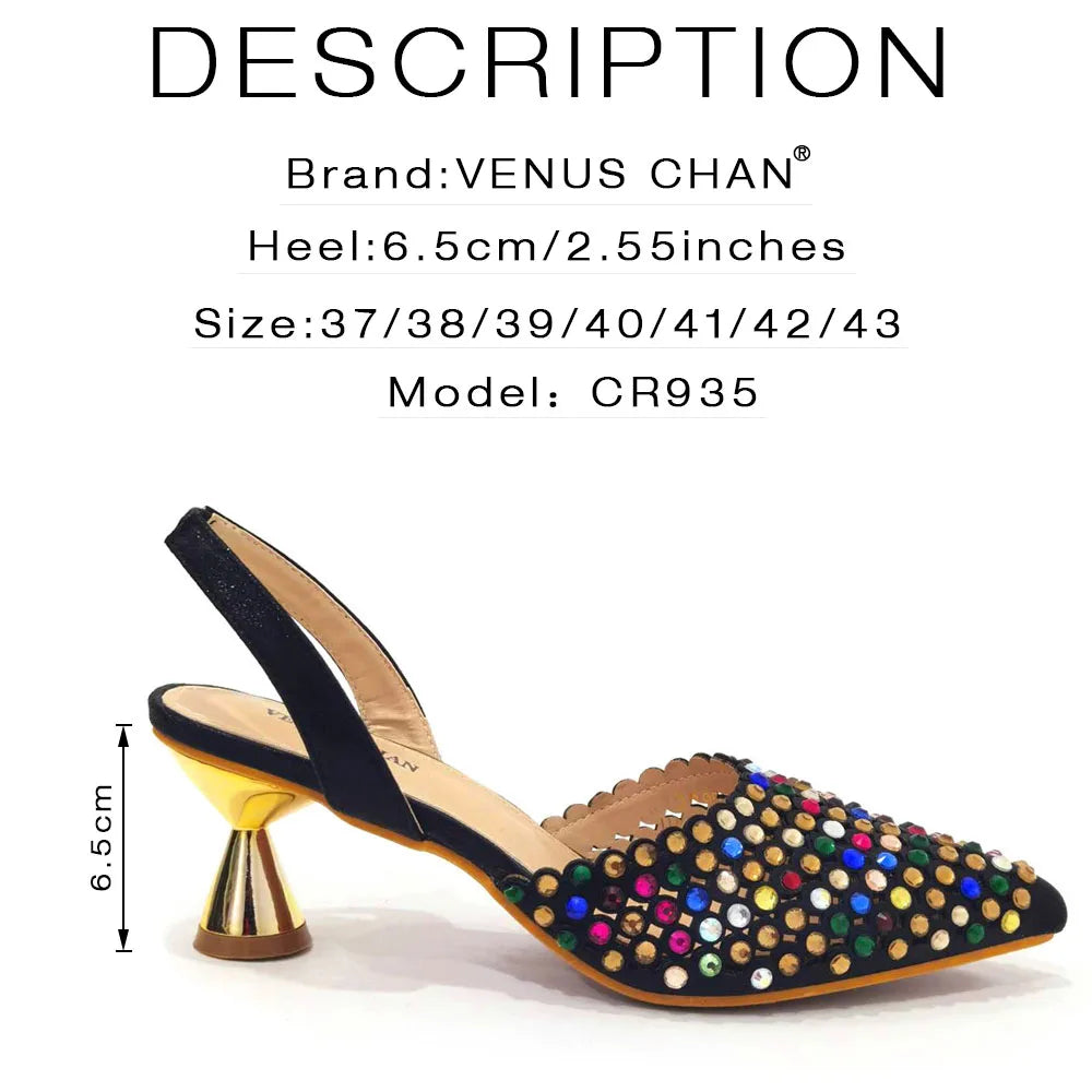 Venus Chan New INS High-Heeled Pointed Toe Wedding Shoes