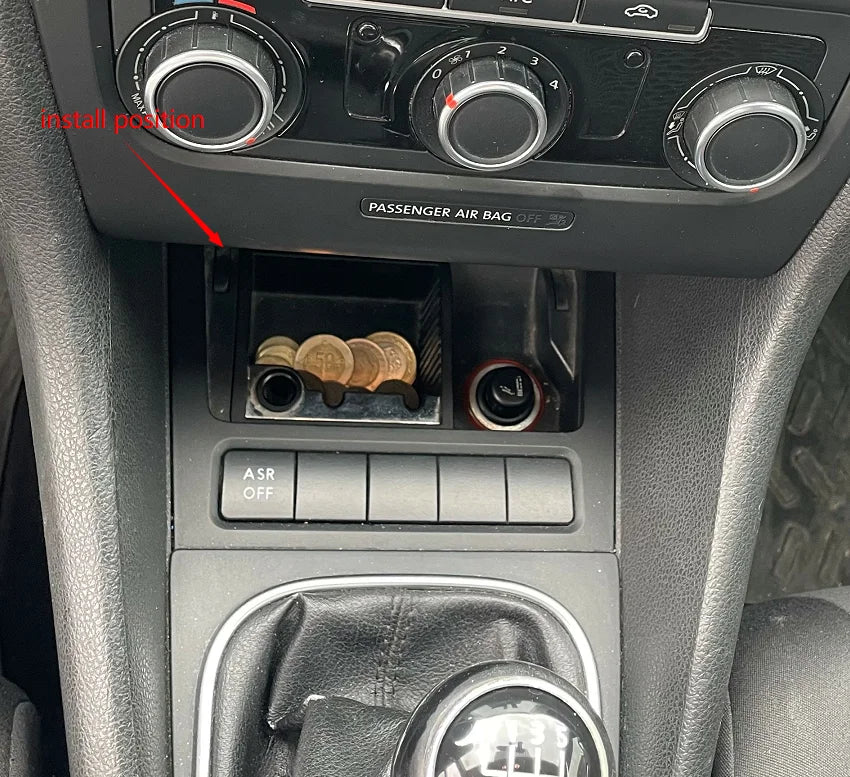 Car wireless charger Panel For Volkswagen Golf 6 MK6 Scirocco Sagitar 2008-2013 Golf 5 MK5 phone Holder Charging Pad Accessories