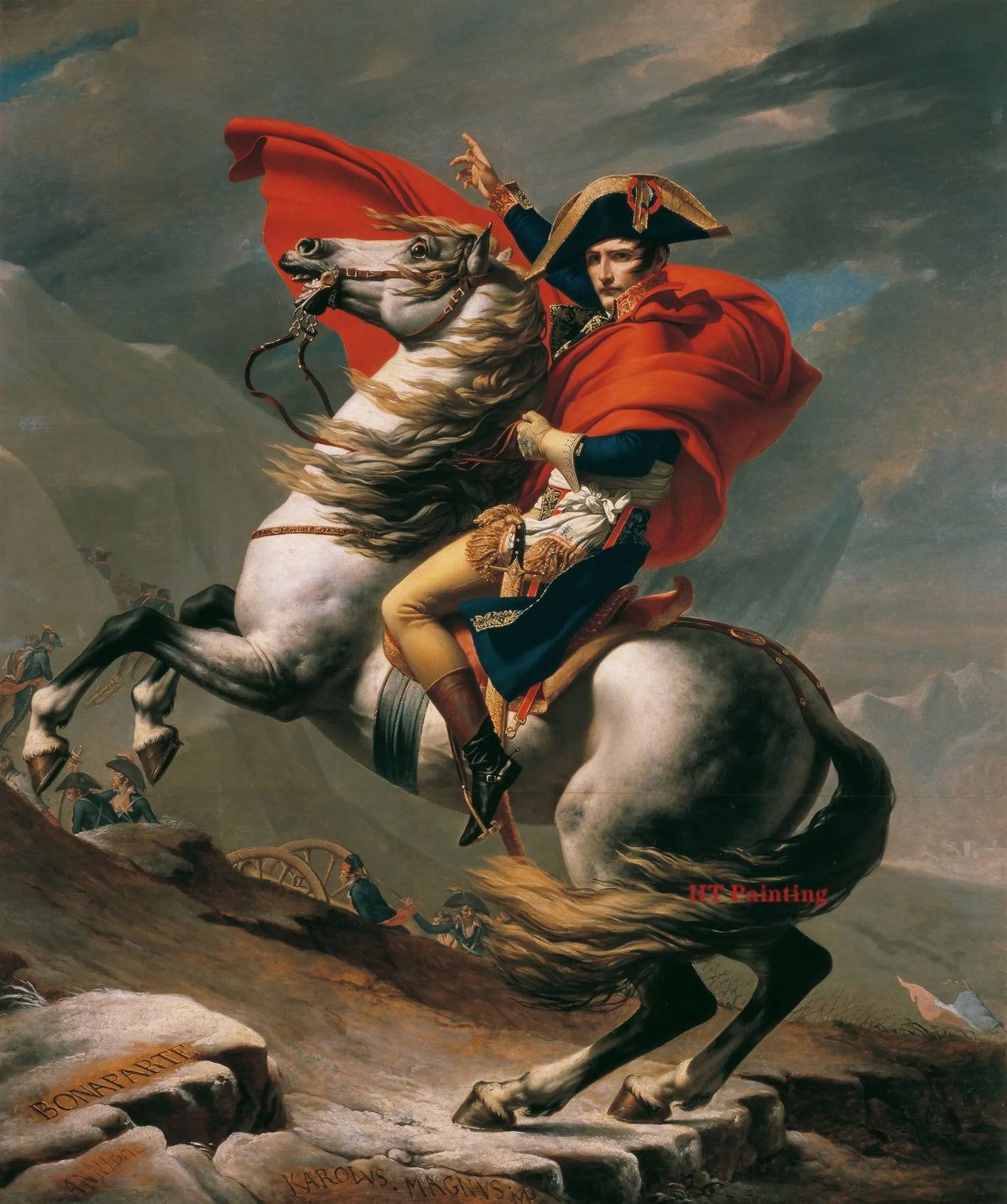 Vintage Classic Napoleon Bonaparte Coronation Wall Art, Canvas Print Poster, Suitable for, Home, Living Room, Office Decoration