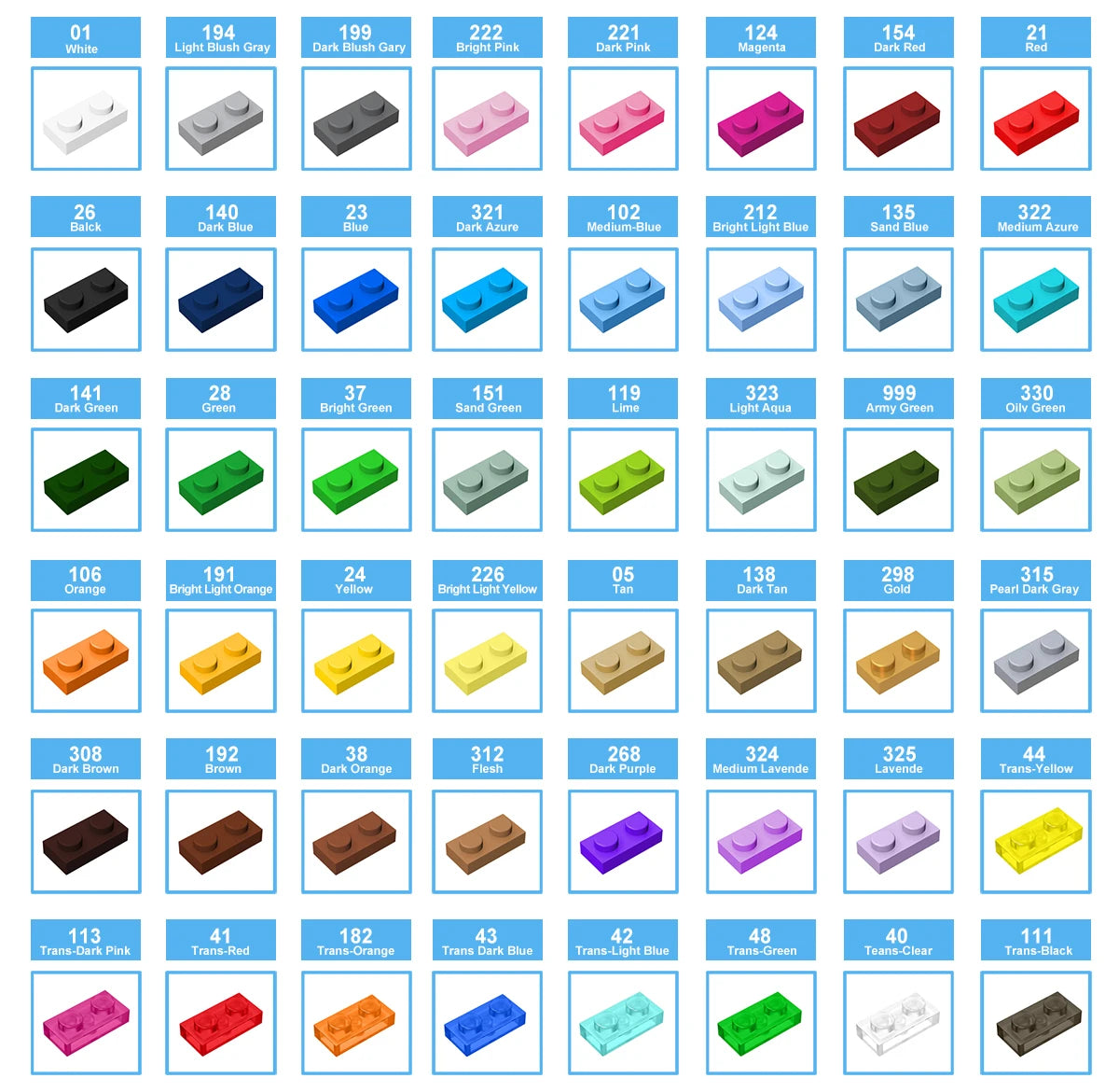 MOC 10PCS 98369 Utensil Cleaver Building Blocks Kit Kitchen Knife Part Bricks Assemble Particle Toys Children Kid Birthday Gifts