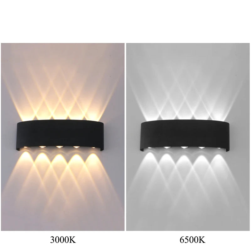 Up and Down LED Wall Lamp Waterproof Interior Wall