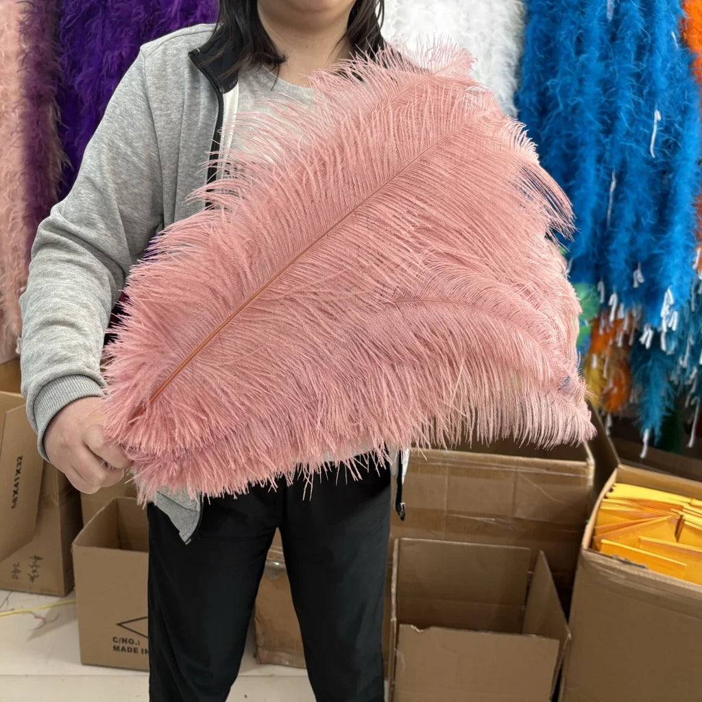 Wholesale 10PCS Natural Ostrich Feathers 15-55cm for Crafts Wedding Party Home Decor Ostrich Plumes Table Centerpiece Feather