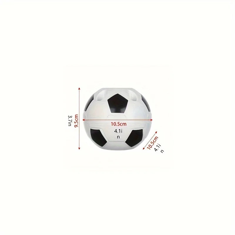 PP Material Multifunctional Cartoon Soccer Ball Pencil Holder for Office, School and More - Durable and Versatile Desk Organizer