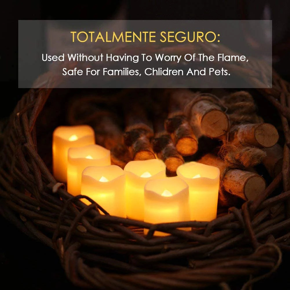 Set Flameless LED Candle Creative Wishing Led Tea Light