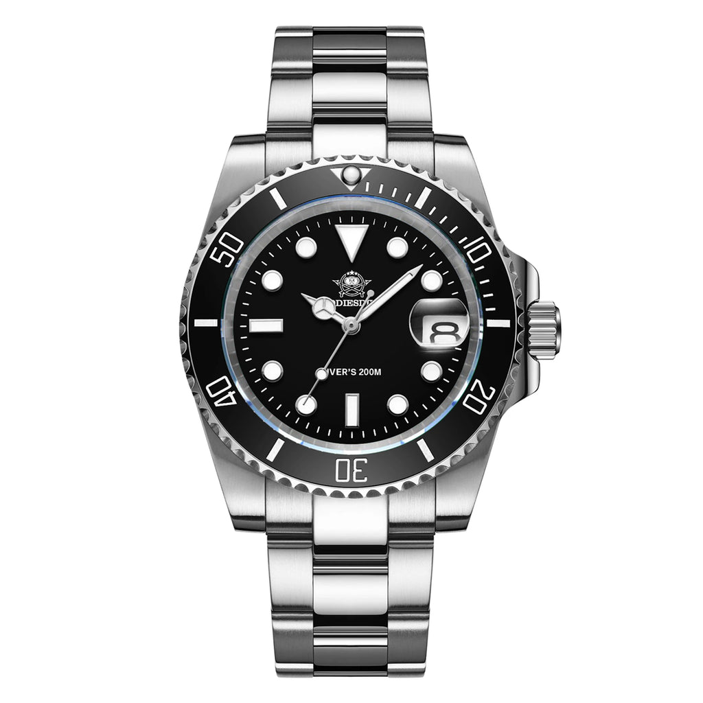 ADDIESDIVE Hot Selling Luxury Men's Diving Watch Steel BGW9
