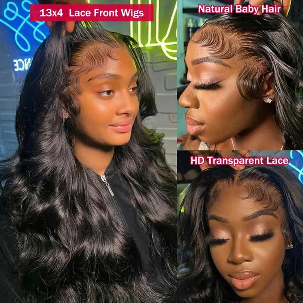 40-42 Inch Body Wave Human Hair Wig