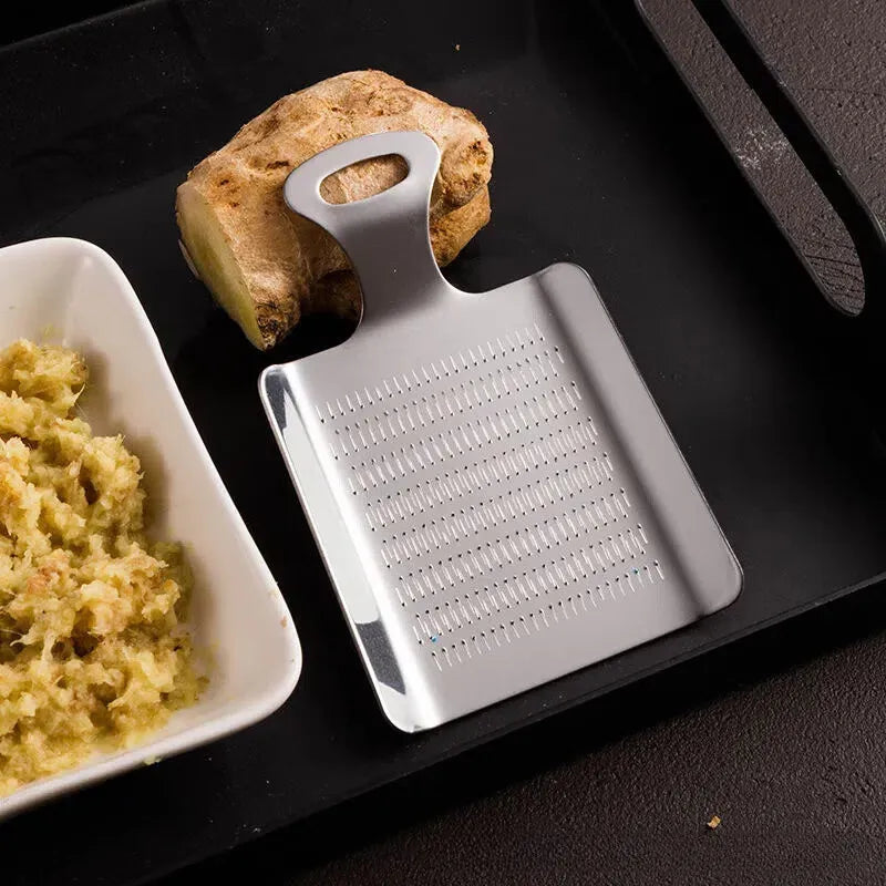 Stainless Steel Garlic Press Rocker Garlic Crusher Chopper Ginger