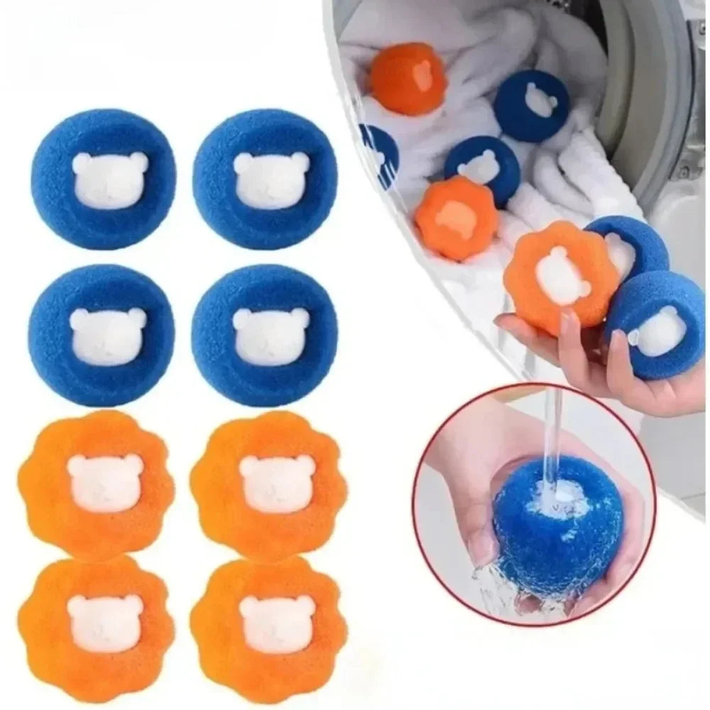 Laundry Balls Pet Hair Remover Reusable Washing Machine Lint Catcher Clothes Fluff Fur Cleaner Home Cleaning Tools