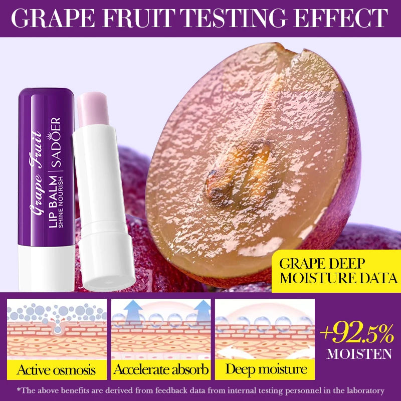 SADOER Moisturizing Lipstick Plump Lips Nourishing Hydrating Anti Wrinkles Lip Balm Lips Plumper Beauty Skin Care