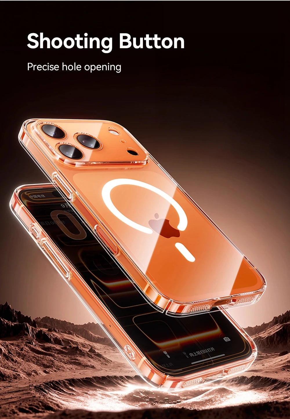 Joyroom Magnetic Case For iPhone 17 16 Pro Max Case Anti Yellow Transparent Cover For iPhone 17 Pro Wireless Charger Thin Cover