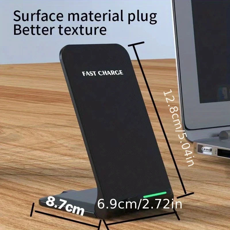 30W Wireless Charger Stand Pad For iPhone 15 14 13 12 11 Pro X XS Max XR 8 Samsung Xiaomi Induction Fast Charging Dock Station