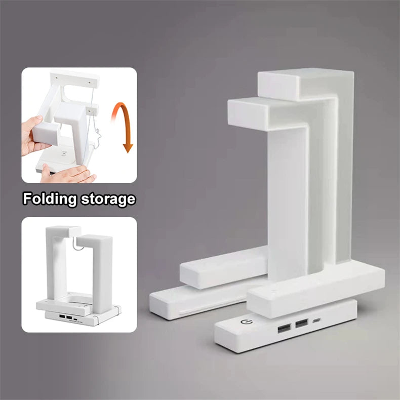 INS LED Night Light Anti-Gravity Physics Balance Suspension Table Desk Lamp Phone Wireless Charger Home Decor Bedside Lighting