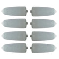 8pcs Dull Polish Foot Care Tool Heads Hard Skin Remover Refills
