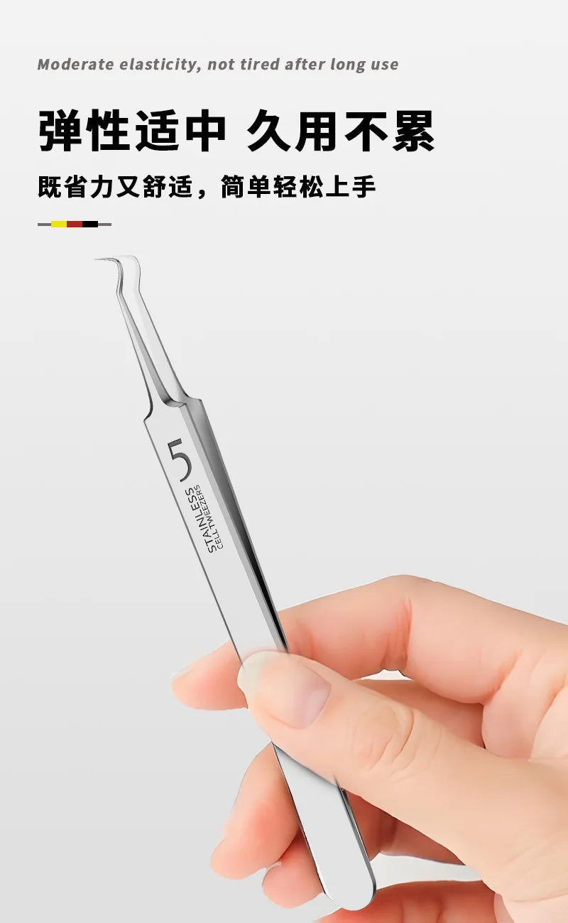 Acne Needle Blackhead Clip Remover Extraction Pore Black Head Clean Face Skin Care Cleansing Needle Blemish Removal Tool