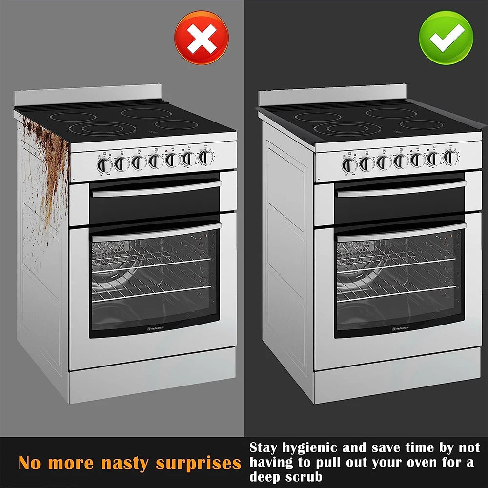 Silicone Stove Counter Gap Cover T-shape Kitchen Oilgas Slit Filler Heat Resistant Mat Cook Oil Dust Water Seal