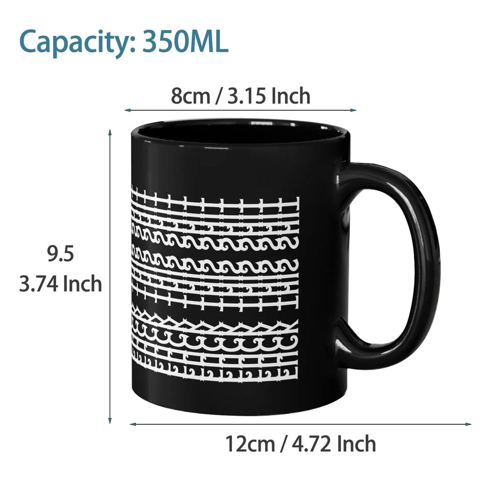 New Funny Coffee Mugs Black11oz, Hidden Message Mug, Gift For Coworkers & Work Besties, Coffee Lover Gift For Friends - Family
