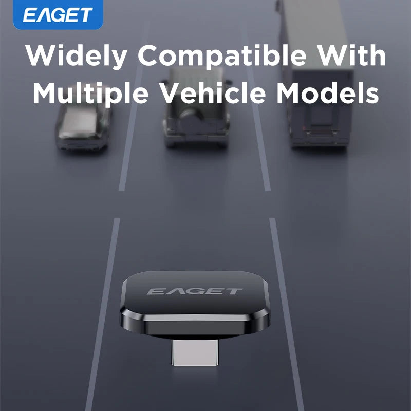 EAGET 8GB/16GB/32GB/64GB Mini Car Type-C USB 2.0 Flash Drive