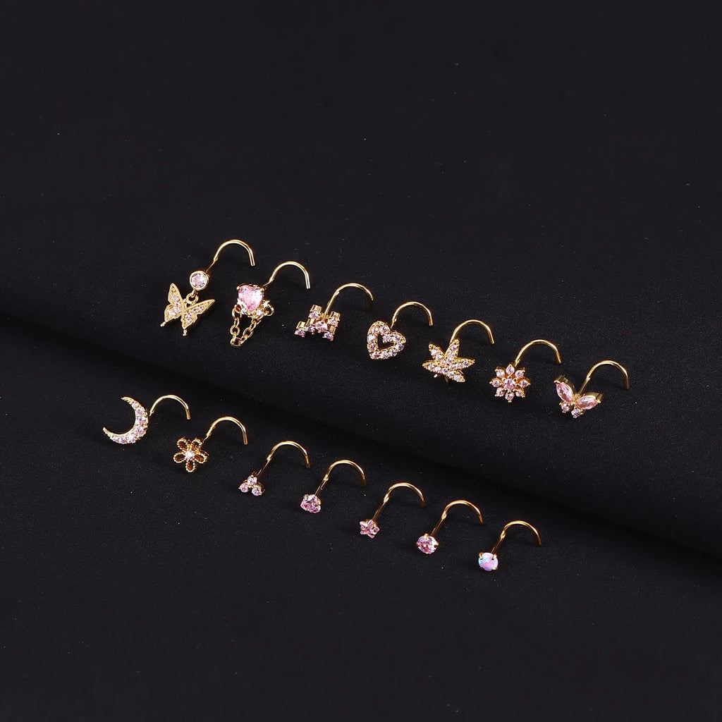 Nose Rings Nose Studs for Women Nose Piercings 20G