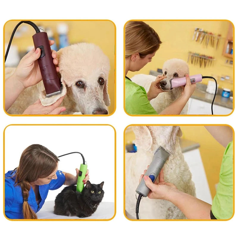 Professional Pet Dog Grooming Detachable Steel Blade Compatible with most Andis ,Oster A5 & 76,Wahl KM 10 Series Animal Clipper