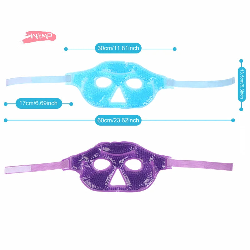 Reusable Cooling Eye Mask with Gel Beads - Cold Eye Compress for Puffy Eyes Stress Relief Dry Eye Relief SPA Skin Care Tool