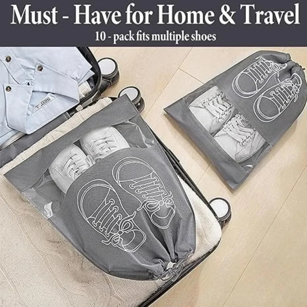 1-50Pcs Shoes Storage Organizer Bags Waterproof Pocket Clothing