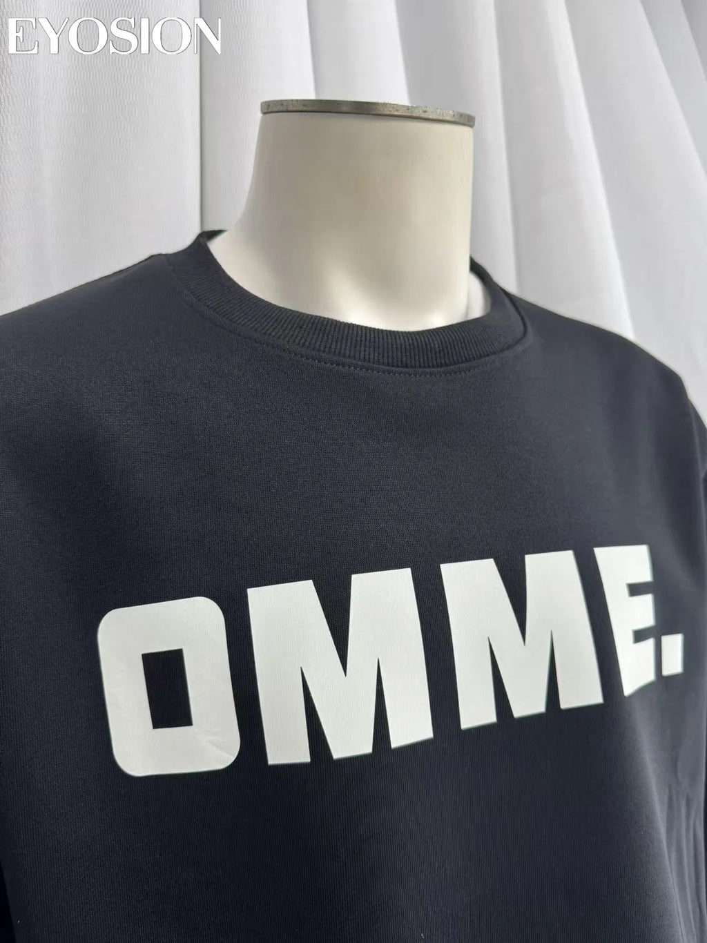 Long Sleeve Men's Pullover Hoodie Autumn Winter New Letter Printing Sweater Casual Harajuku Round Neck Plush Sweatshirt Top