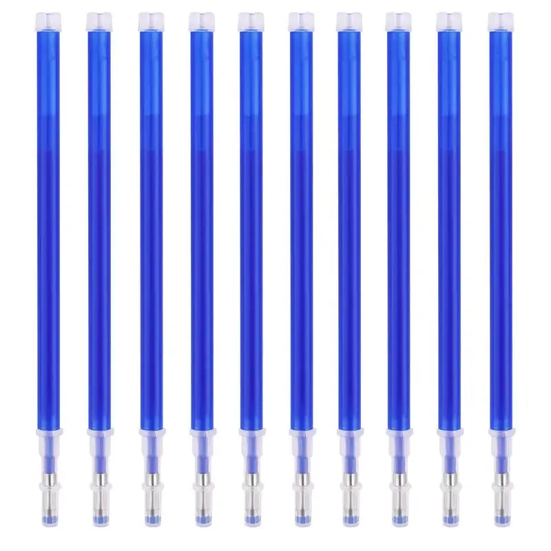 10Pcs/Set Heat Erasable Magic Marker Pen Temperature Disappearing Fabric Fabric Pens Line Marking DIY Craft Sewing Accessories