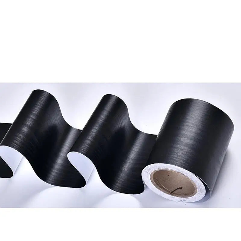 10M Realistic Wood Grain Repair Duct Tape Furniture Renovation Adhensive Skirting Waist Line Floor Stickers Home Decor