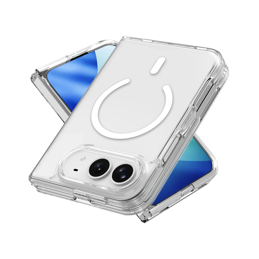 Cell Phone Accessories Anti-yellow Shockproof Clear Magnetic Case for