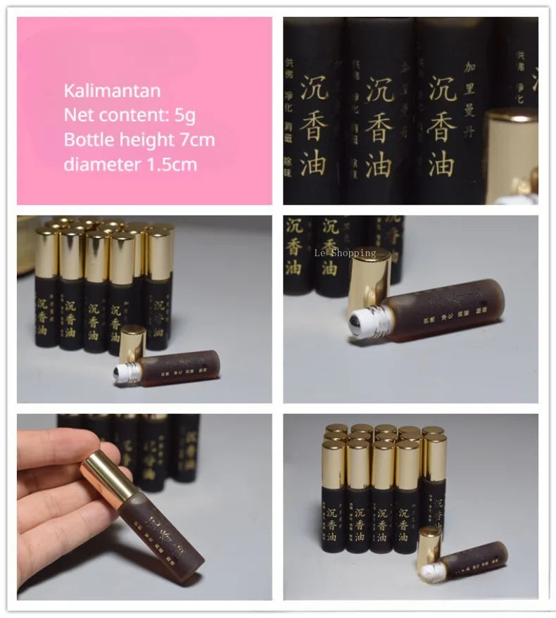 10g Natural Agarwood Essential Oil Ball/Straw Type Kalimantan incense Essential Oil Home Indoor Buddha Beads Car Lasting Aromat