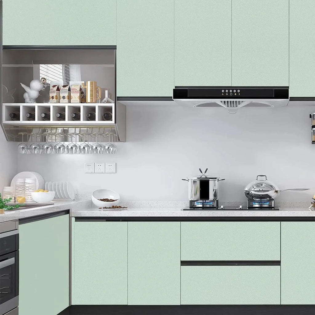 Matte PVC Waterproof DIY Self Adhesive Vinyl Wallpaper Kitchen Cabinet Desktop Contact Paper Wall Sticker Home Decor Wall in Rol