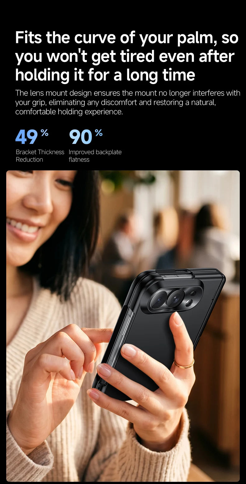 Fold Phone Cover Case With Screen Protector
