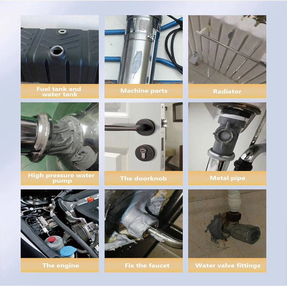 Cold Welding Glue Metal Repair Glue Heat-resistant AB Sealant