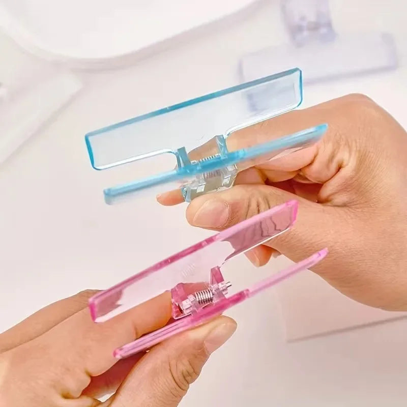1Pc Creative Transparent Jelly Clip Storage Supplies Stationery School
