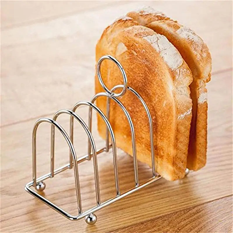 Stainless Steel Toast And Bread Rack Rectangle Food Display Tool For Air Fryer Accessories Food Tool Toast Rack For Kitchen