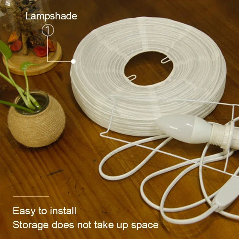 Japanese Lantern Led Table Lamp Living Room Bedroom Bedside