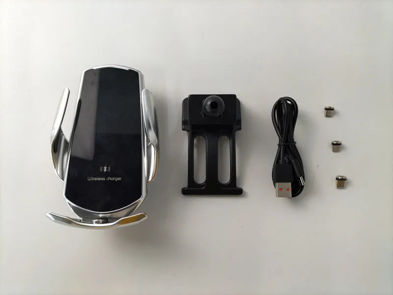 15W Fast Charging Wireless Charger Car Mount Phone Holder Automatic Clamping For 2012- 2016 Volkswagen VW Passat B7