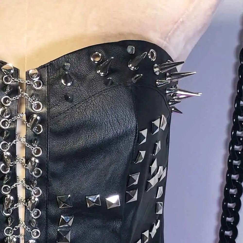 Emo E-Girls Y2K TOPS Grunge Glitch Core Trendy Teen Goth Punk Rock