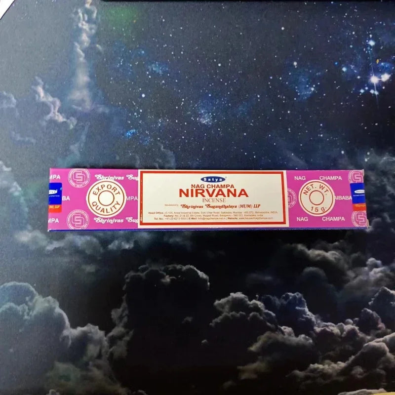 Satya Incense Sticks Handmade India White Sage Dragons Blood Natural Household Indoor Clean Air Incense Sticks NAG Champa
