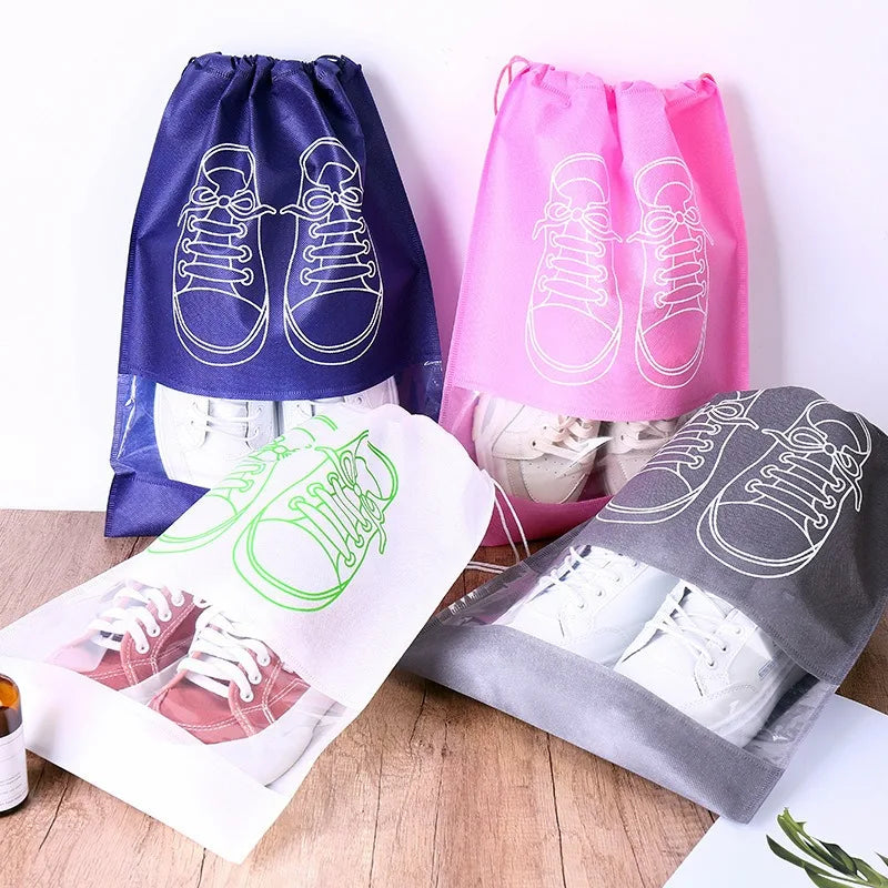 10/5pcs Shoes Storage Bags Closet Organizer Non-woven Travel Portable