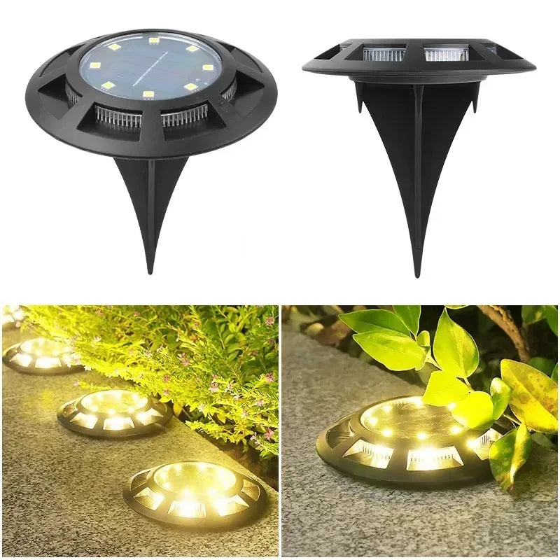 Solar Ground Lights LED Waterproof Solar Garden Lights Outdoor